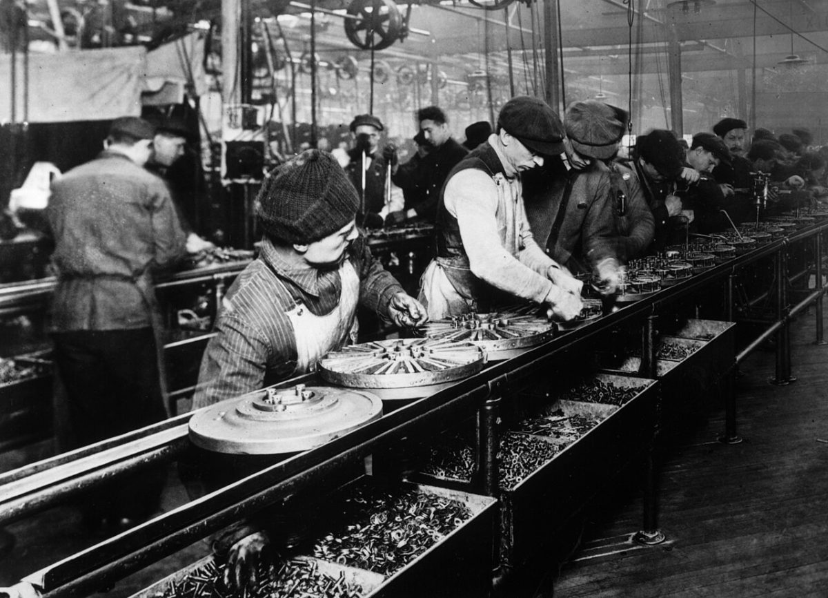 Ford Moving Assembly Line (1913)